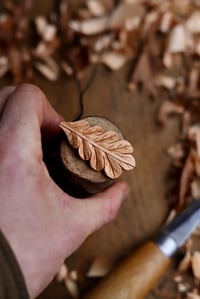 Image 8 of Oak Leaf- Pendant  Necklace 