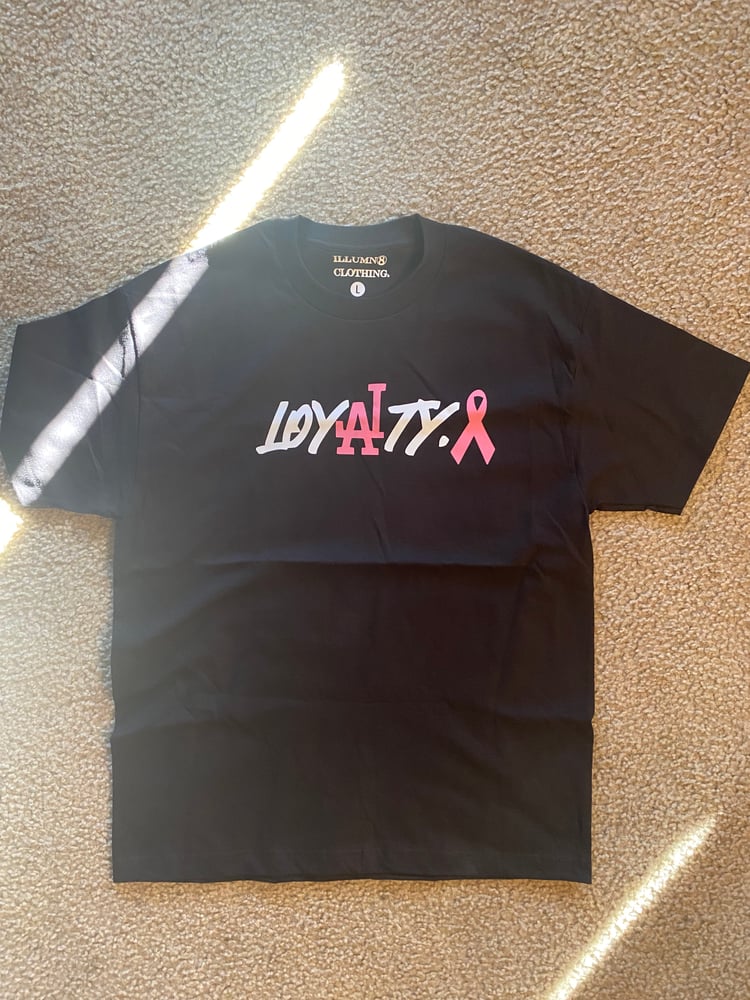 Image of Loyalty pink unisex tshirt 