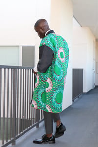 Image 3 of The Poncho - green 