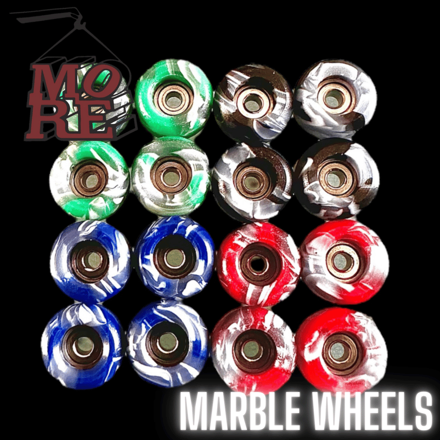 Image of More Fingerboards Marble Colors Bearing Wheels