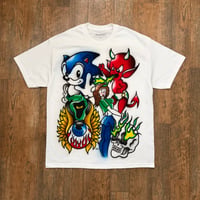 Image 1 of 1 of 1 airbrush mashup tee : XL 