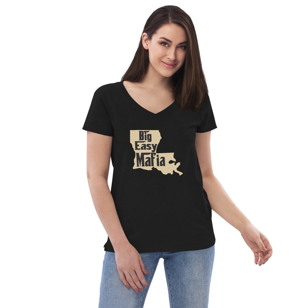 Image of Big Easy Mafia “The Boot” Women’s v-neck t-shirt