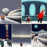 SUNDERLAND CHRISTMAS CARDS (Pack of 5)