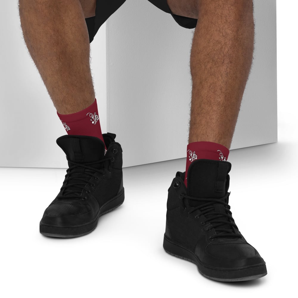 Image of YStress Exclusive Ankle socks (Burgundy)