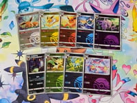 Pokemon Chinese Gem Pack 2 Pokeball Pattern Eeveelutions Set Of 9