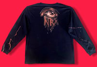 Image 2 of “SCORPIO SEASON” BLEACH PAINTED LONG SLEEVE T-SHIRT XL