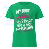 Image 2 of Women’s basic softstyle t-shirt “Temple not a Tool”