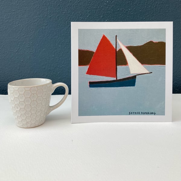 Image of Sailing into Mousehole card