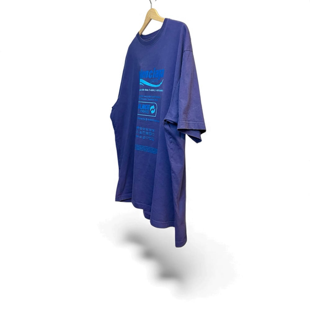 Image of Balenciaga Paris Recycle Tee