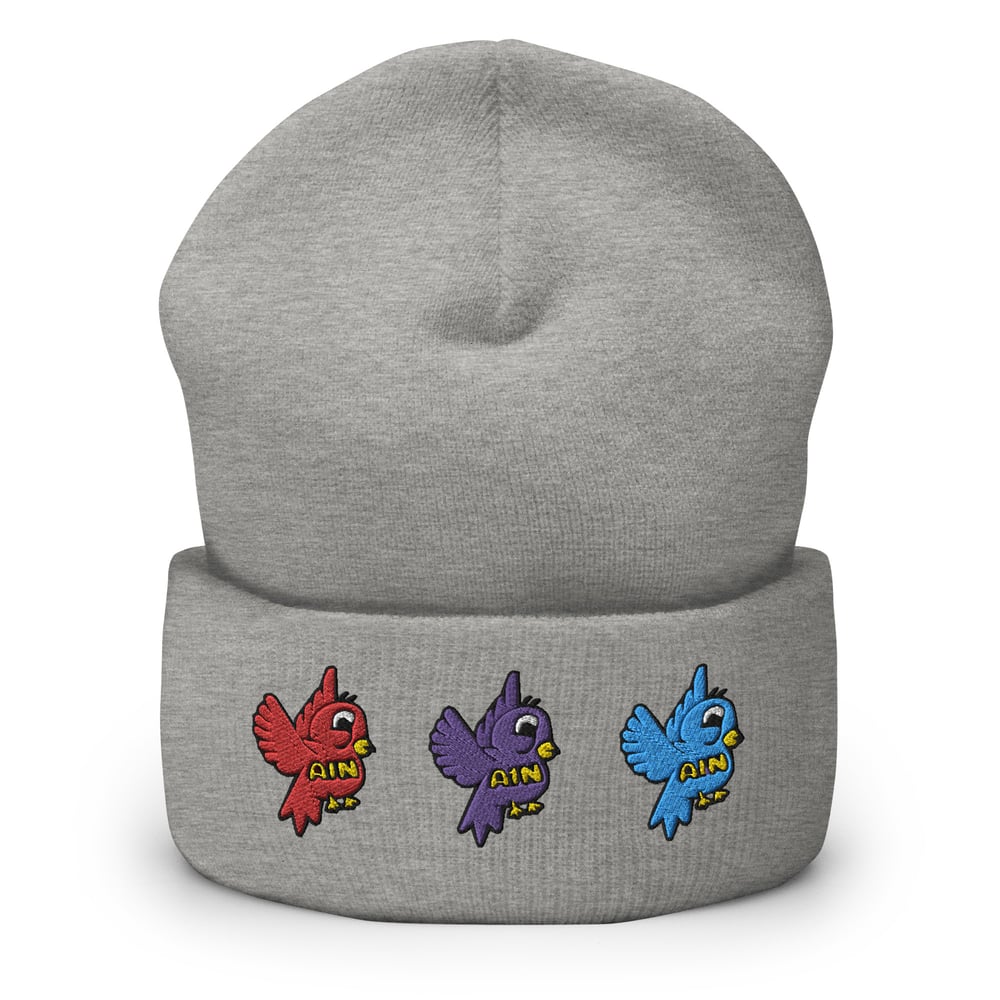 Chloe bird Cuffed Beanie