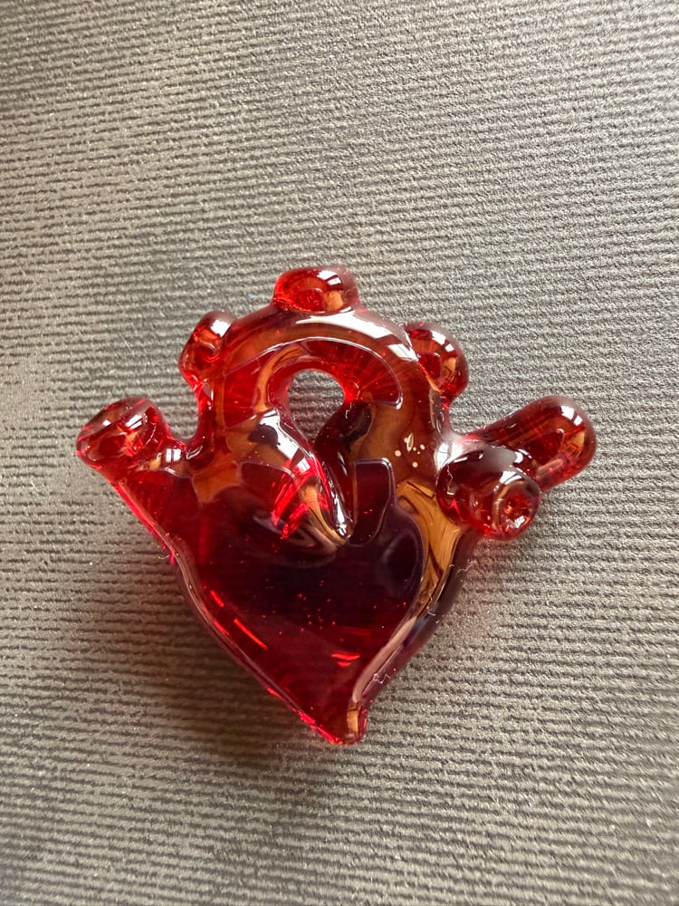 Red Anatomical Pop Heart