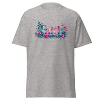Image 4 of Unisex classic tee, Faith Floral Tee Shirt Inspiritational