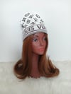 White Louis Vuitton Fashion Beanie