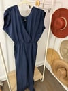 H&M JUMPSUIT NAVY BLUE 