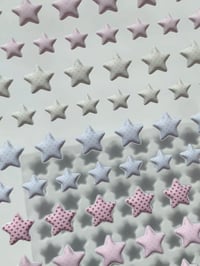 Image 3 of star puffy sticker sheet