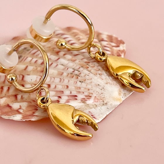 Image of Crab Claw Half Hoops