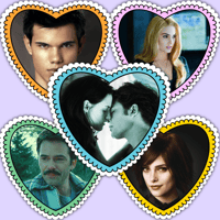 Twilight Heart Stickers