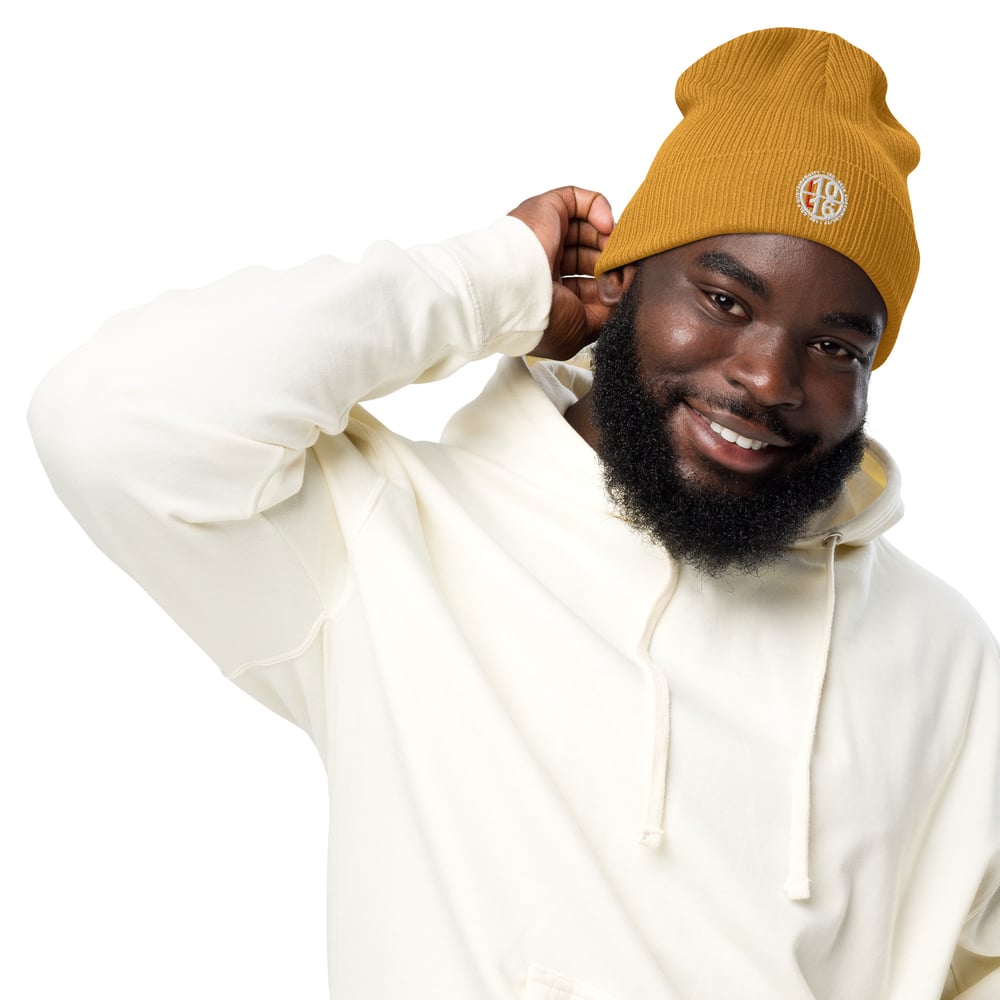 1016 Organic ribbed beanie