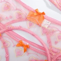 Image 5 of Pink & Orange Garter Set