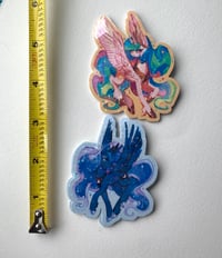 Image 2 of My Little Pony - Celestia and Luna Holographic Sticker