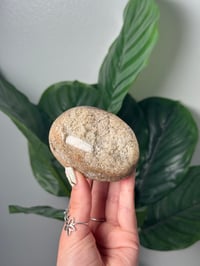 Image 1 of SELF STANDING PERFECTLY CLEAR GARDEN QUARTZ LENS -BRAZIL-