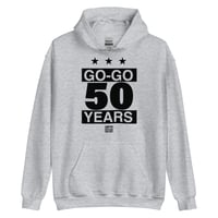 Image 1 of LOVE DC GOGO "GO-50 THREE-STAR" Anniversary Seal Unisex Hoodie (see color options)