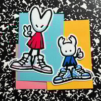Image 1 of Bugs in Big Shoes Stickers
