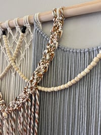 Image 4 of Virgo Season ♍️🤍 - Macrame Wall Hanging (large)