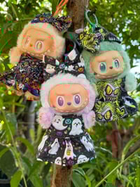 Image 2 of Trick or Treat Ghost Labubu Dress and Bow