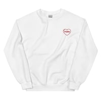 Image 3 of Heart Porn Embroidered Sweatshirt