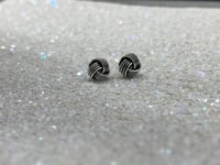 Image 1 of Knot Earrings 925 SS