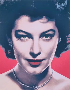 Image of "THE FIRST CUT IS THE DEEPEST" - Ava Gardner Limited Edition Screenprint