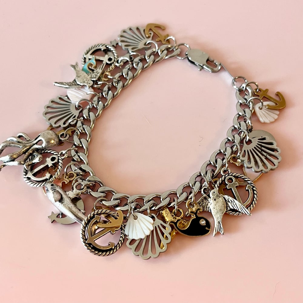 Image of One Of a Kind charm Bracelet - Sea Life 