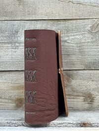 Image 2 of Medium Leather French Link Blank Book