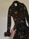 1970s Diane von Furstenberg wildflower wrap dress