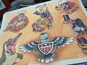 Image of 16 Sheets Traditional Disney Inspired Flash A (Standard Card Stock)
