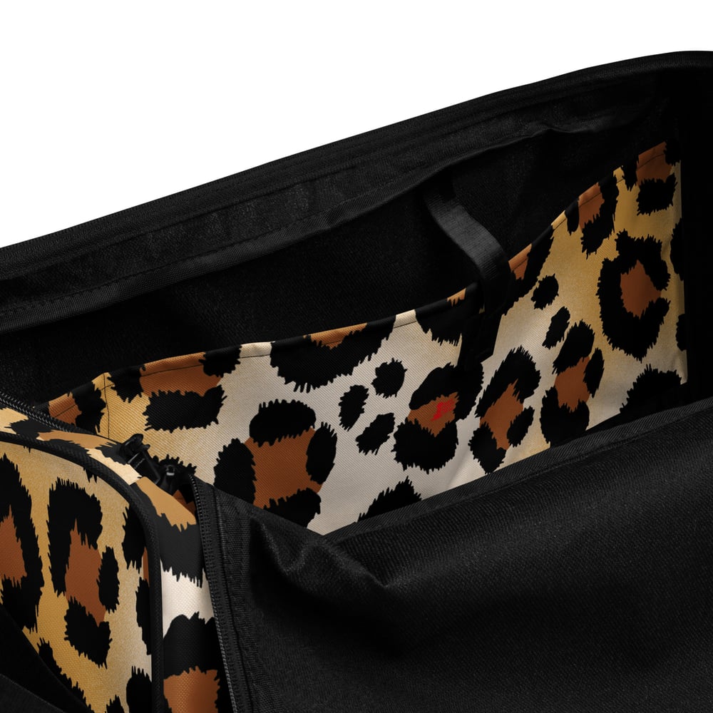 Image of Duffle bag Leopard Design