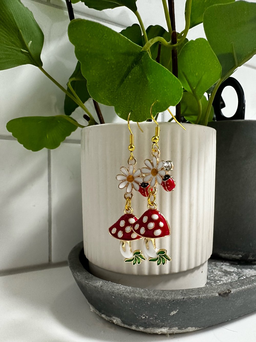 Image of Mushroom Earrings