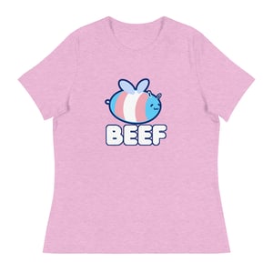 Women's Relaxed Fit Trans Beef Shirt