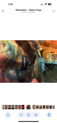 Image of Large Splatter Long Sleeve Button Up