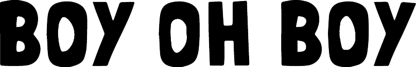 Boy Oh Boy