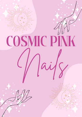 Cosmic Pink Nails