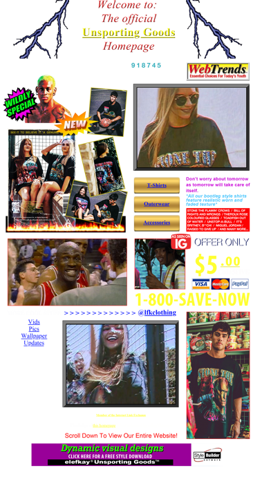 Welcome to elefkay® Unsporting Goods™