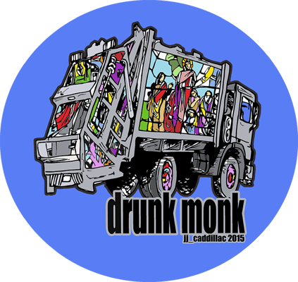 drunk monk art Home