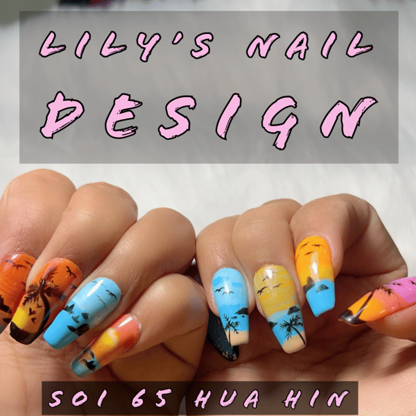 Lily’s nail design  Home