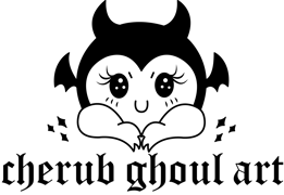 Cherub Ghoul Art Home