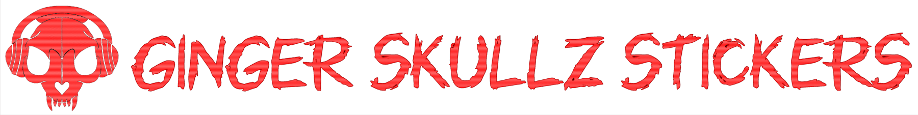 Ginger Skullz Stickers Home