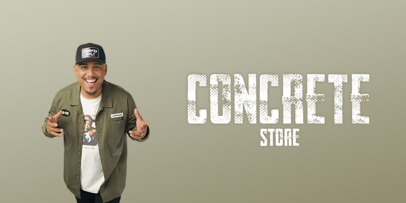 Concrete Merch Shop Home