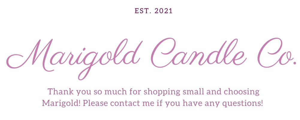 Marigold Candle Co. Home