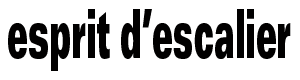 Esprit D'escalier Home